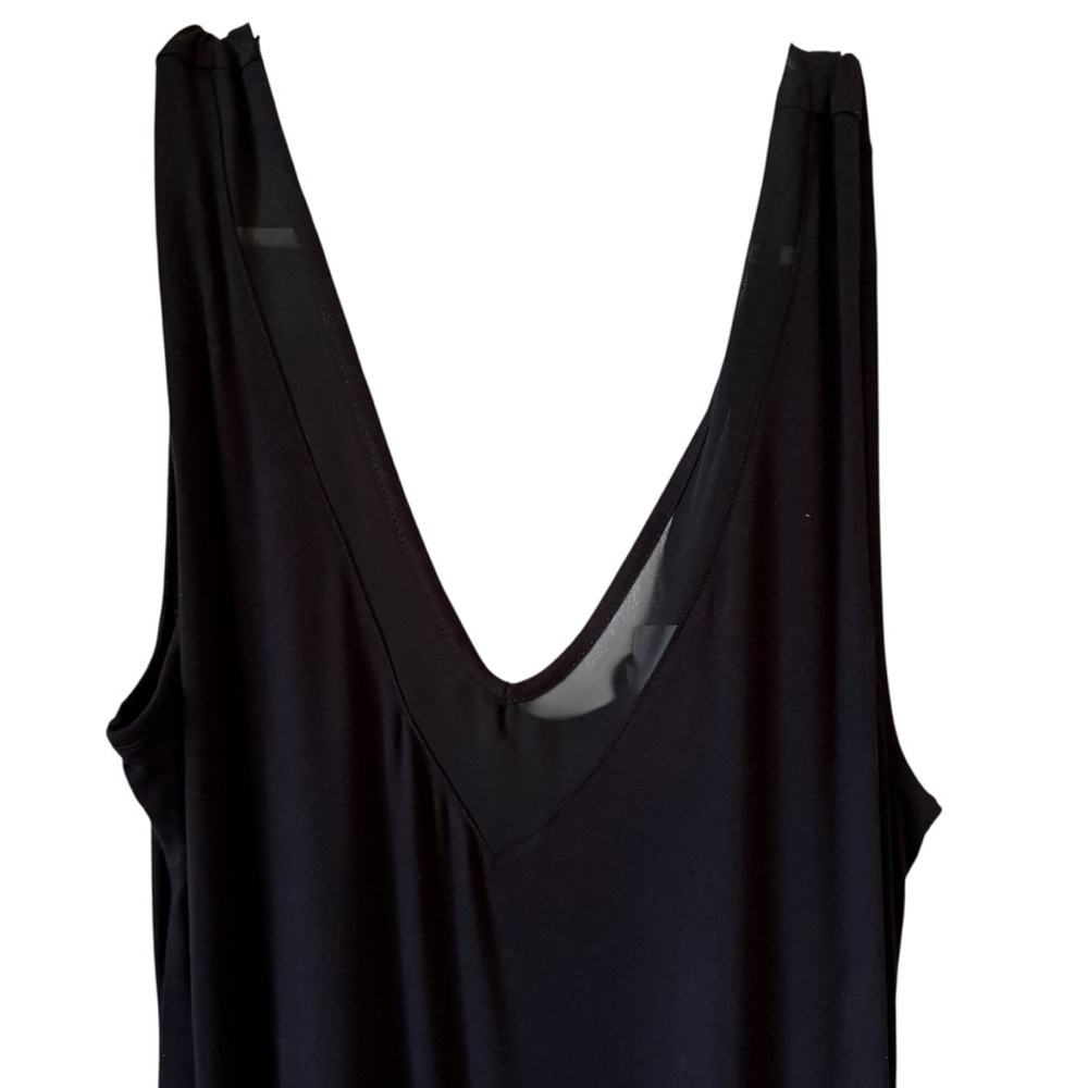Calvin Klein Assymetrical black swim cover-up NWT size S/M - Picture 7 of 14